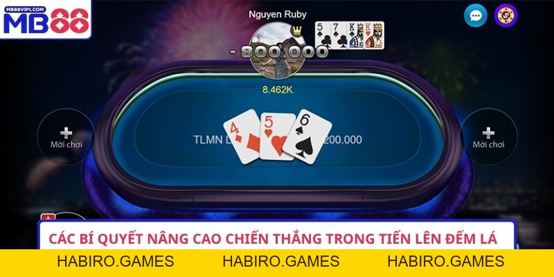 Tiến Lên Đếm Lá MB88  – 4 Bí Quyết Thắng Lớn Cho Người Mới
