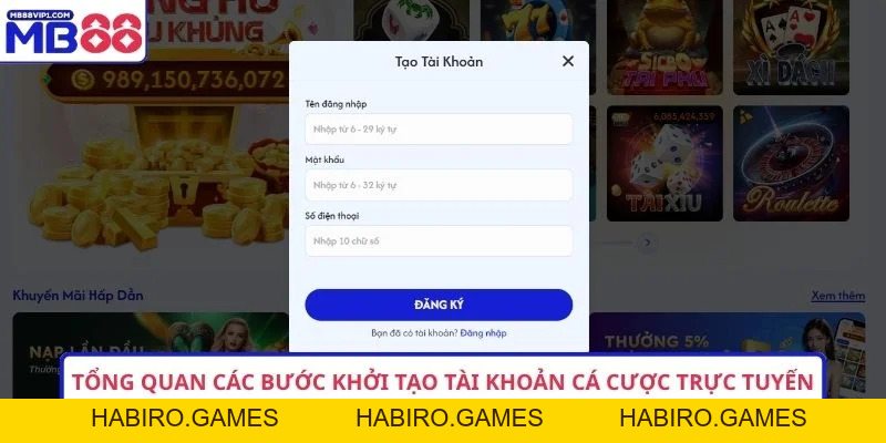 Hướng Dẫn 4 Bước Đăng Ký MB88 Chi Tiết Cho Người Mới